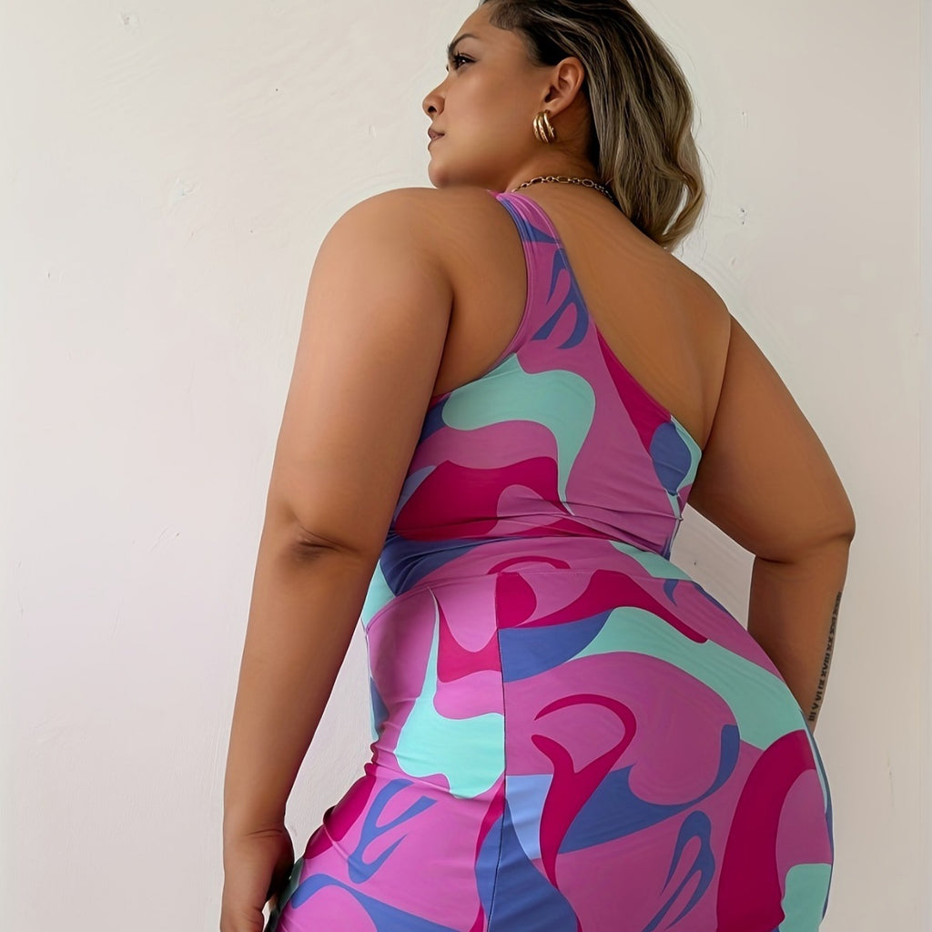 Plus Size One-piece Swimwear