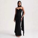Women's Backless Halter Dress