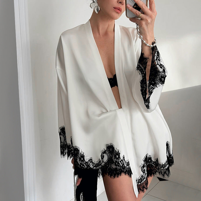 Satin Nightgown Pajamas Lingerie