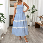 Women's Lace Backless Dress