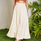 High Waist Cutout A-Line Dress