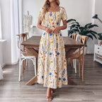 Women's Floral Short Sleeve Dress