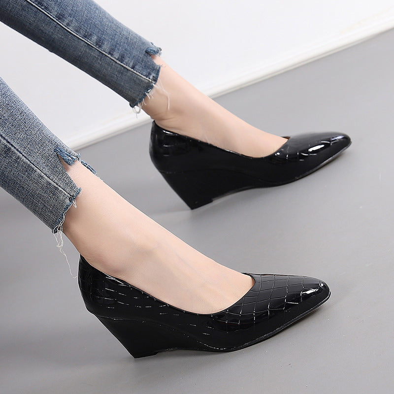 Women's Minority Stiletto Pointed Work Shoes Classy High