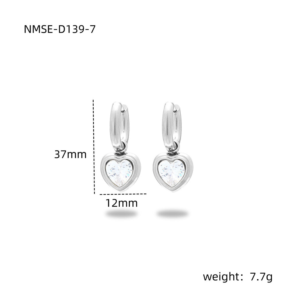 Steel Color White Diamond