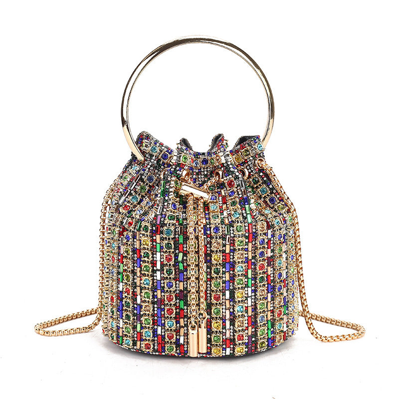 Women's Rhinestone Chain Evening Bag