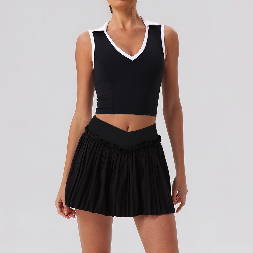 Women's Yoga Bra & Skirt Set