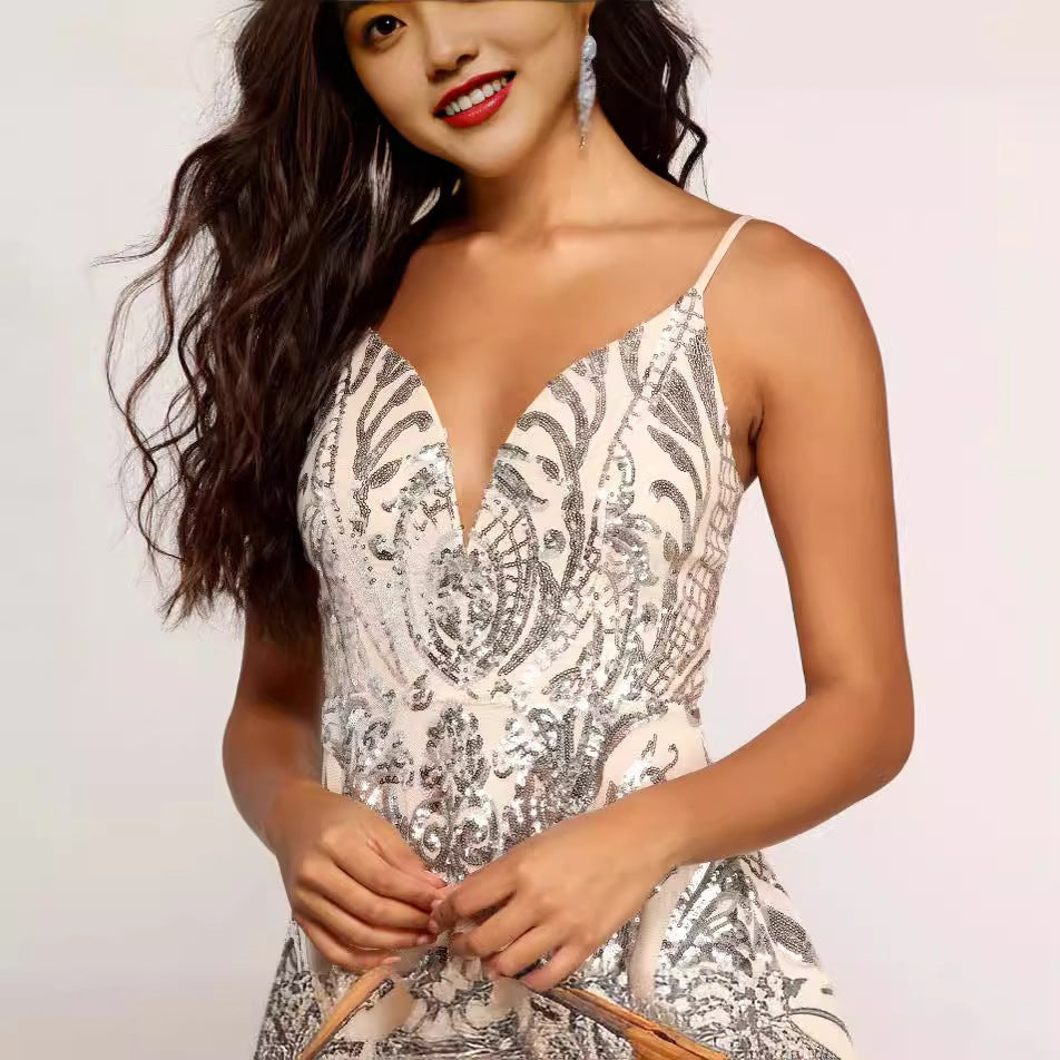 Women's Sequined Summer Beaded Dress