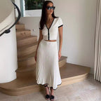 Women's Spring Summer Elegant Piece Coordinated Two-Piece Set