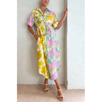 Women's Lace-Up Pocket Dress