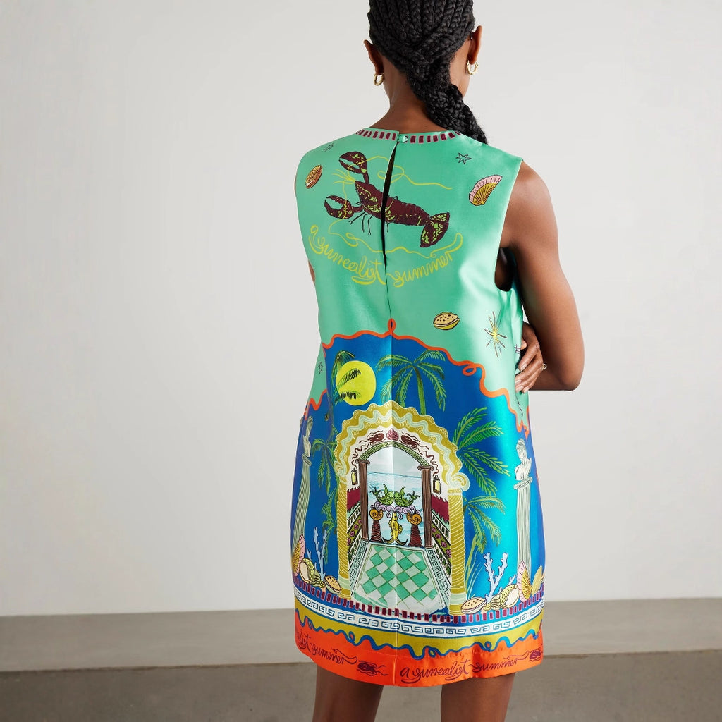 Women's Satin Summer Dress
