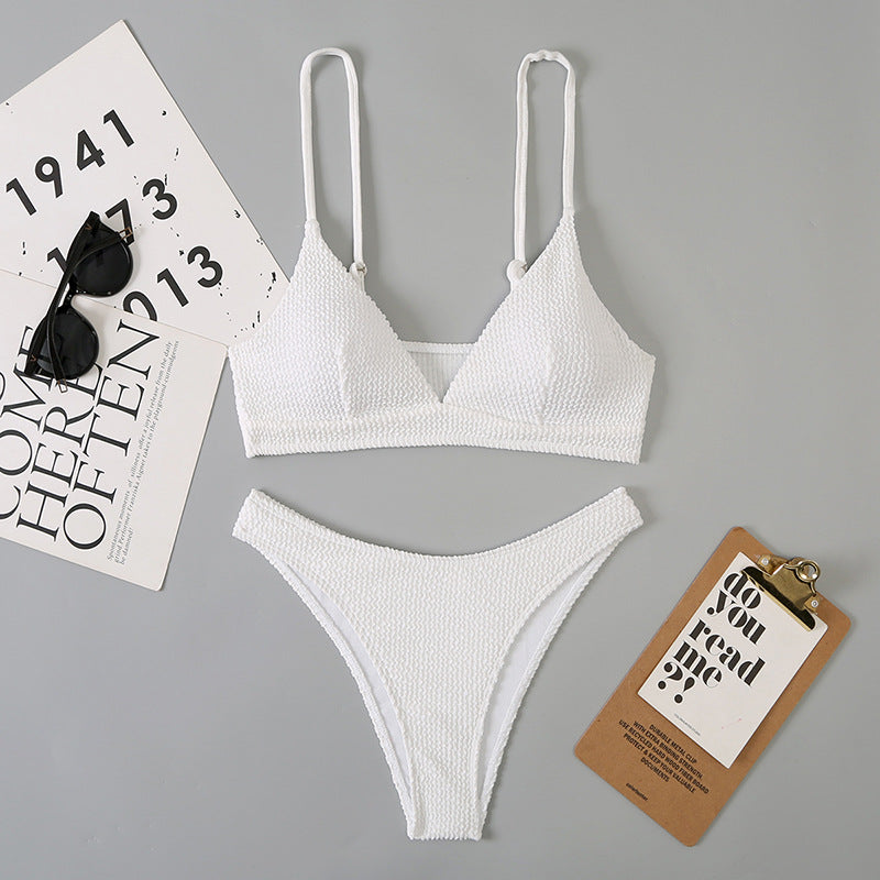 Split Wave Bikini Swimwear