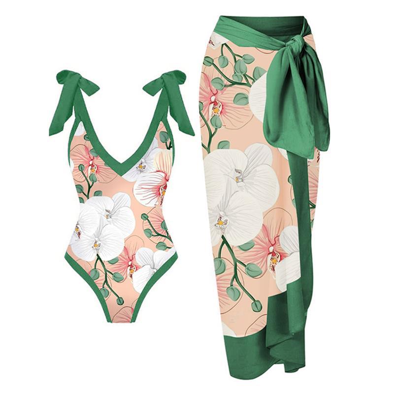 Backless Mesh One-piece Swimwear