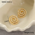 NMSE-H543-2 Gold Earrings