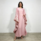 Women's Loose Batwing-Sleeve Maxi Dress