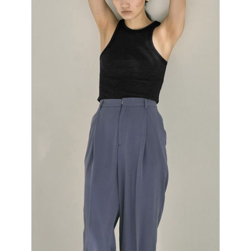 Women's Trendy Slim Fit Slimming Solid Color Inner Wear Elastic Base
