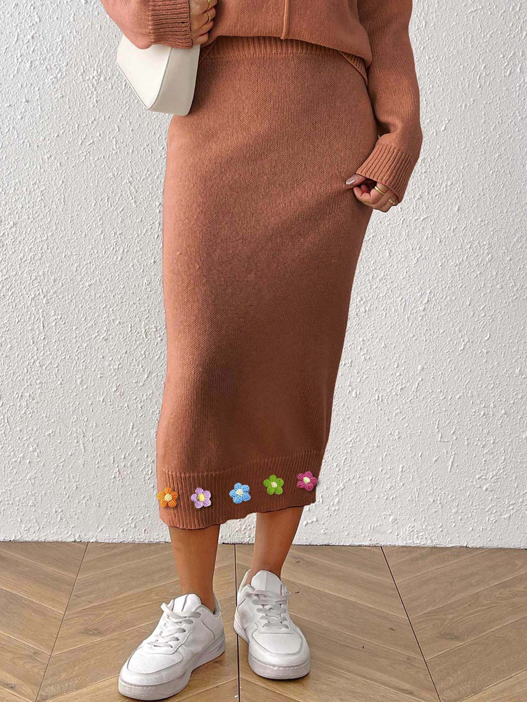 Coffee Skirt 5 Flowers