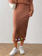 Coffee Skirt 5 Flowers