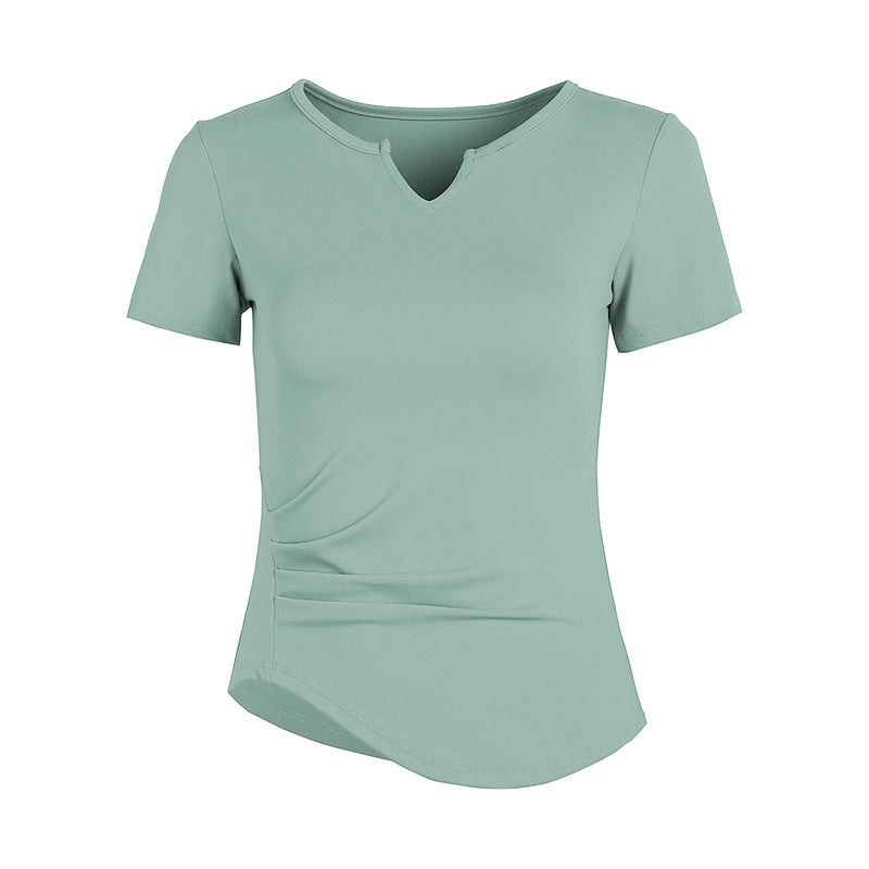 Quick-Dry Slim Fit Yoga T-Shirt