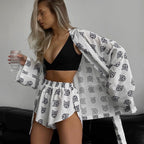 Loose Printed Pajamas Lingerie
