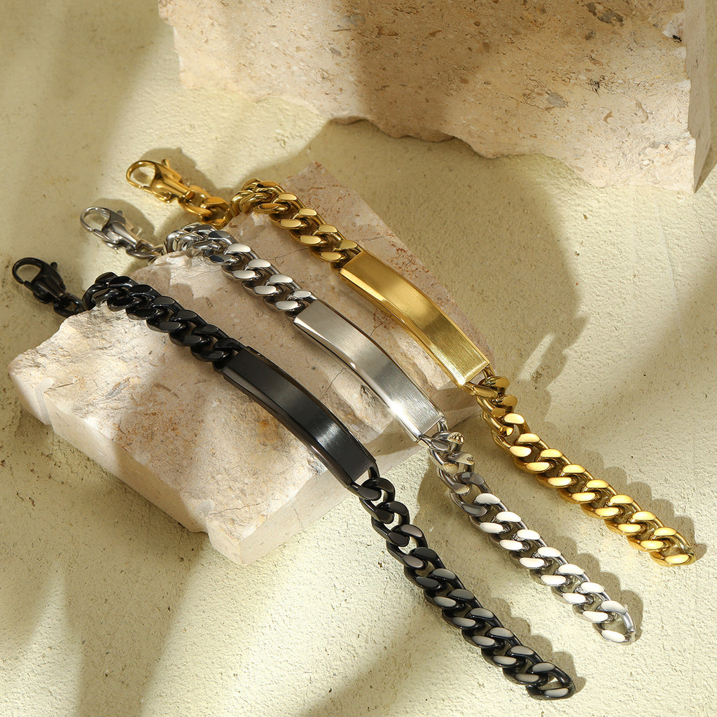 Gold Plated Letter Bracelet