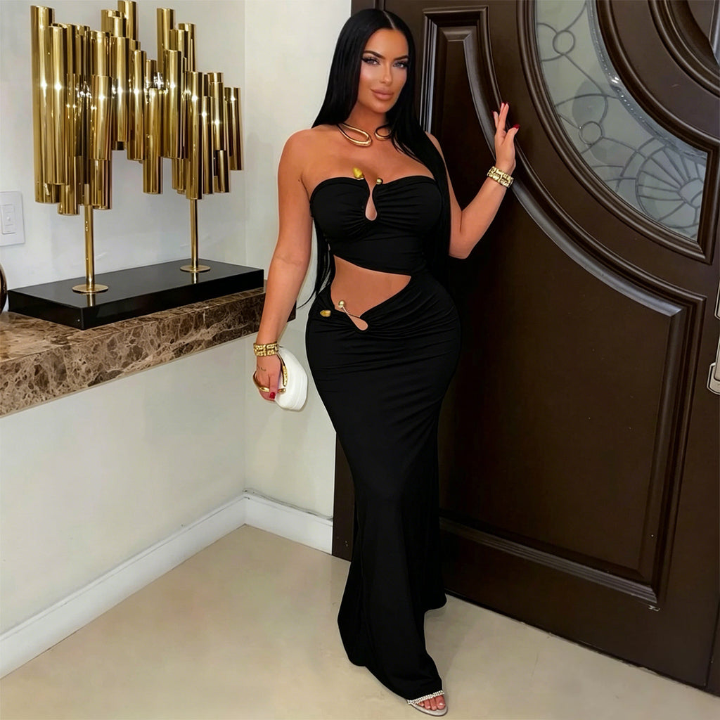 Women's Backless Sheath Dress