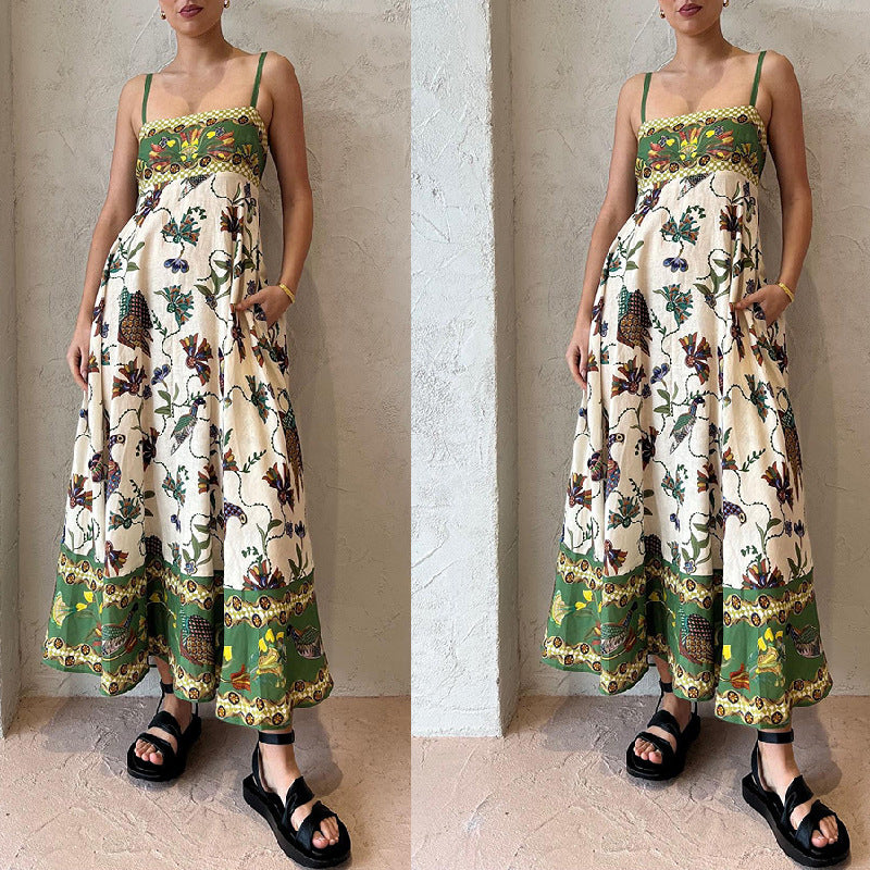 Women's Floral Sleeveless Dress