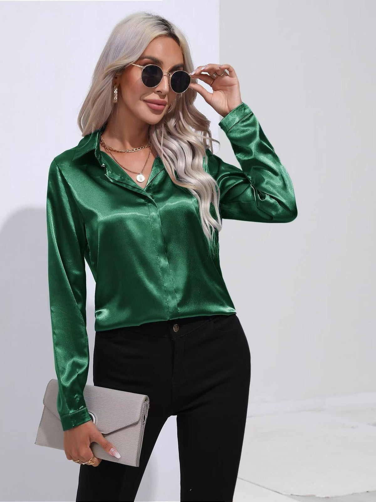 blackish green