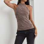 Women's Polka-Dot Vest Top