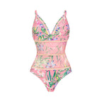 Pink Shoulder Strap Swimsuit
