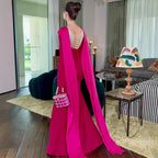 Women's Ribbon Sheath Evening Dress