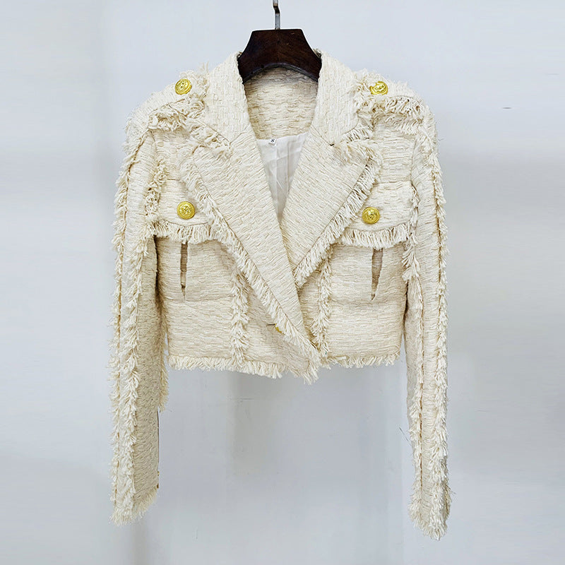 Women's Autumn Winter Star Short Jacket