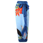 Blue Bottom Hip Skirt