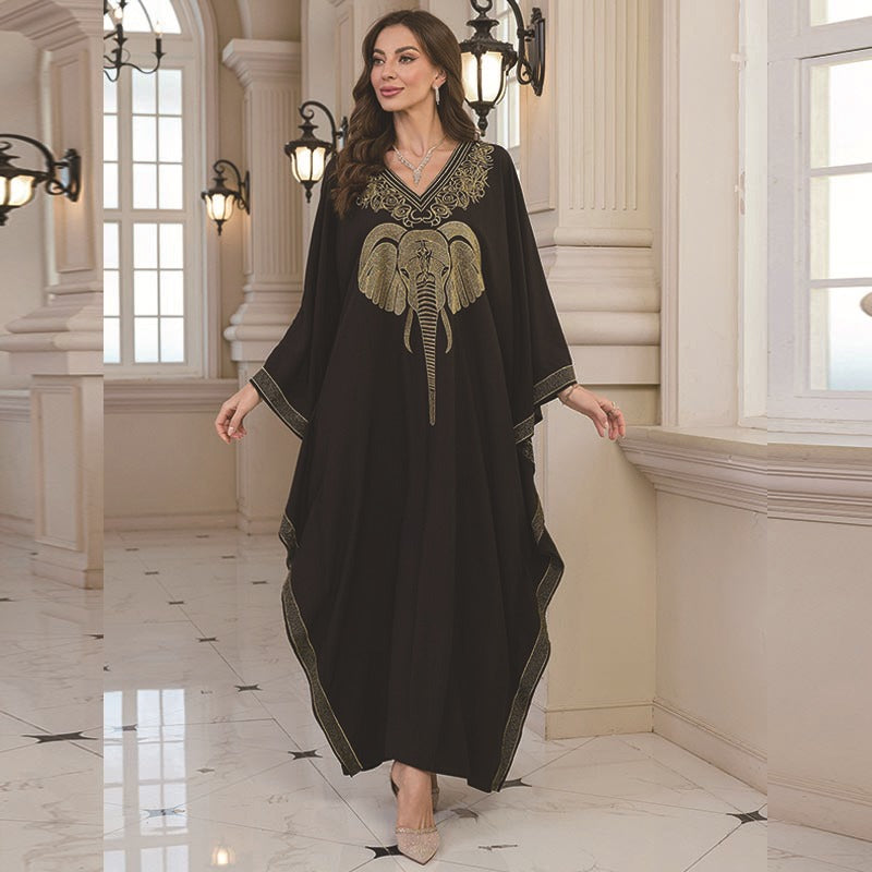 Rayon Embroidered Cover Up Swimwear
