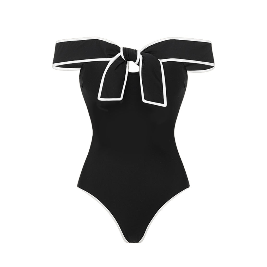 Black Tube Top Swimsuit