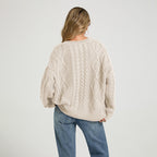 Women's Twist-Front Knit Cardigan