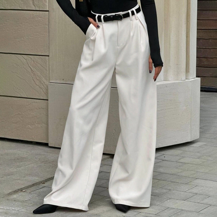 High-Waist Wide-Leg Pants