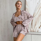 Autumn Satin Pajamas Lingerie