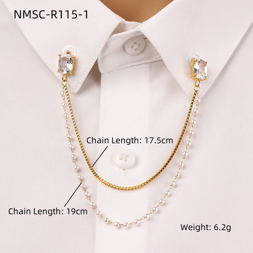 Pearl Collar Pin
