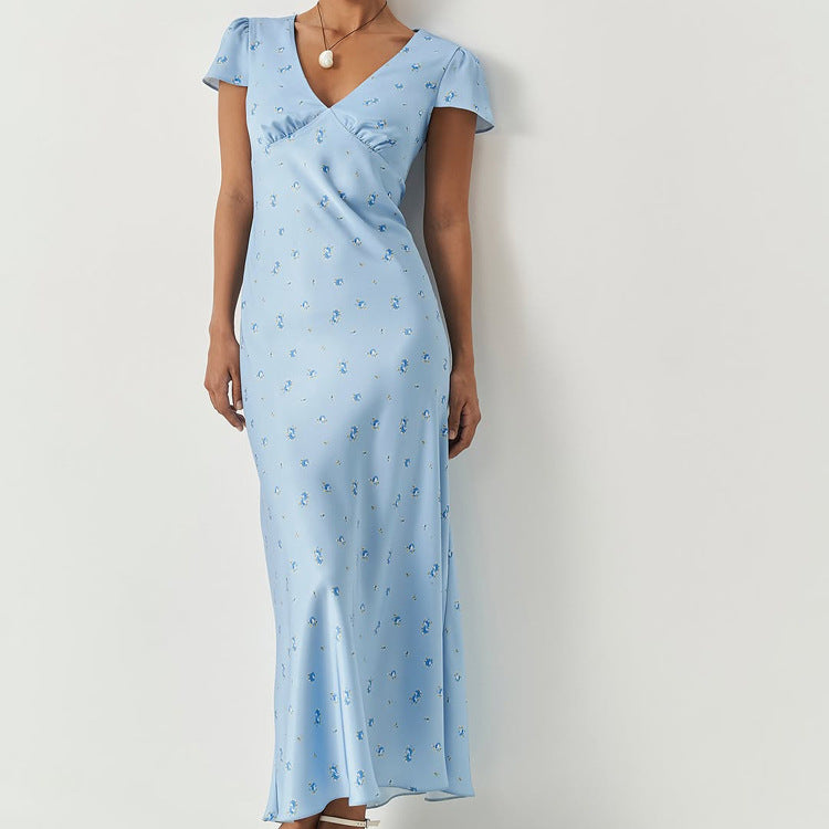 Women's Satin Sheath Dress
