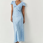 Women's Satin Sheath Dress