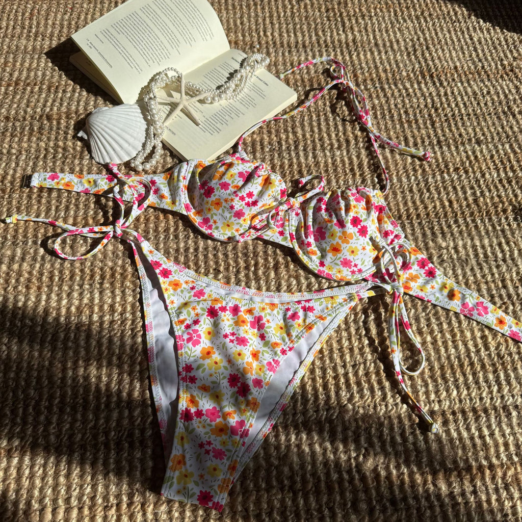 Fresh Floral Bikini Swimwear