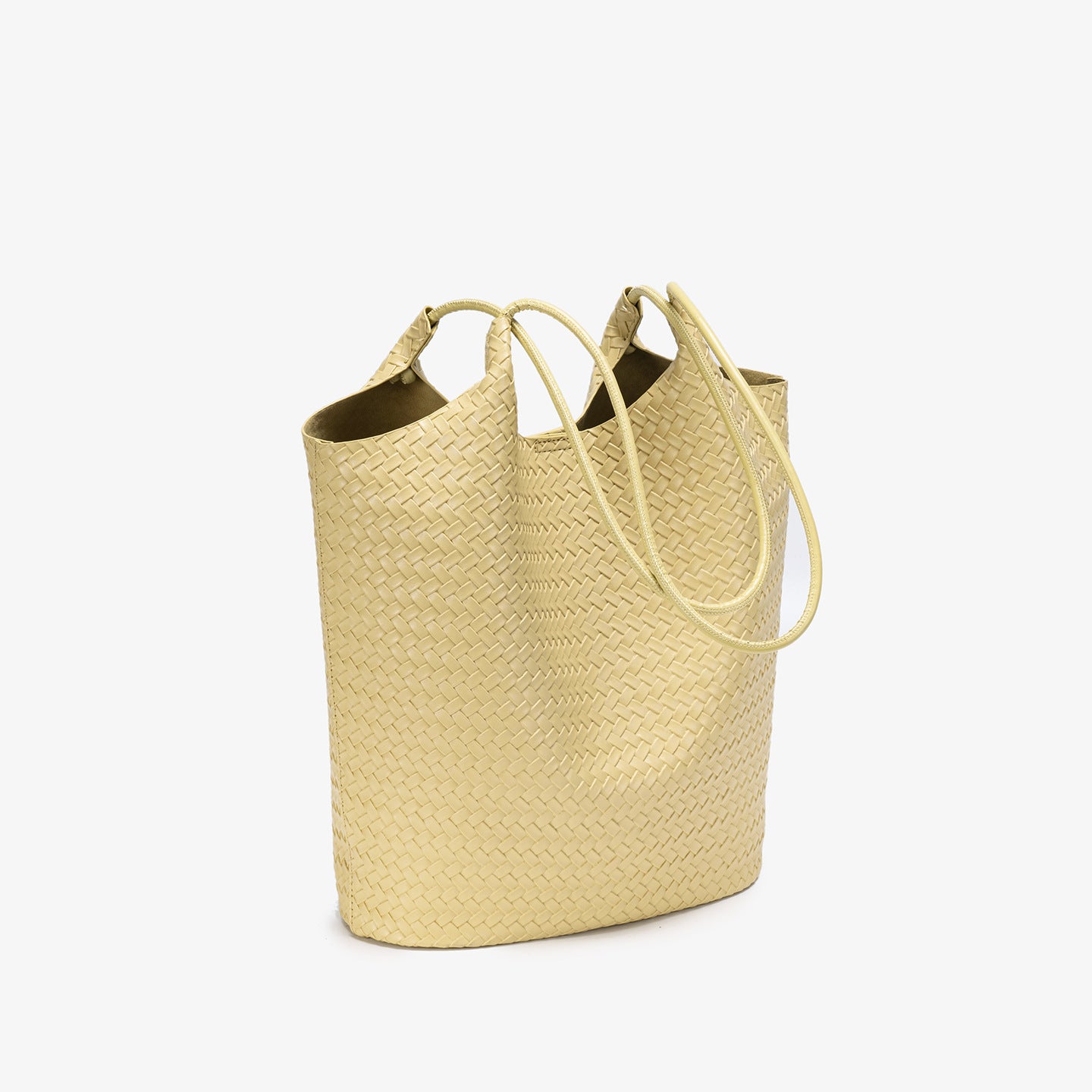 Women's Woven Large-Capacity Shoulder Tote Bag