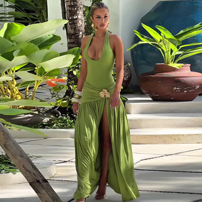 Ruffled Two-Piece Set