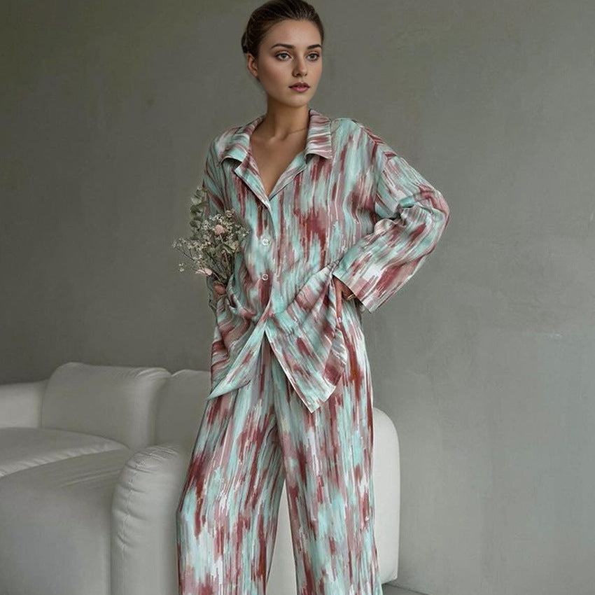 Autumn Printed Pajamas Lingerie