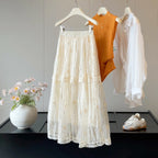 Glitter Embroidered Butterfly Lace Women Summer Sense of