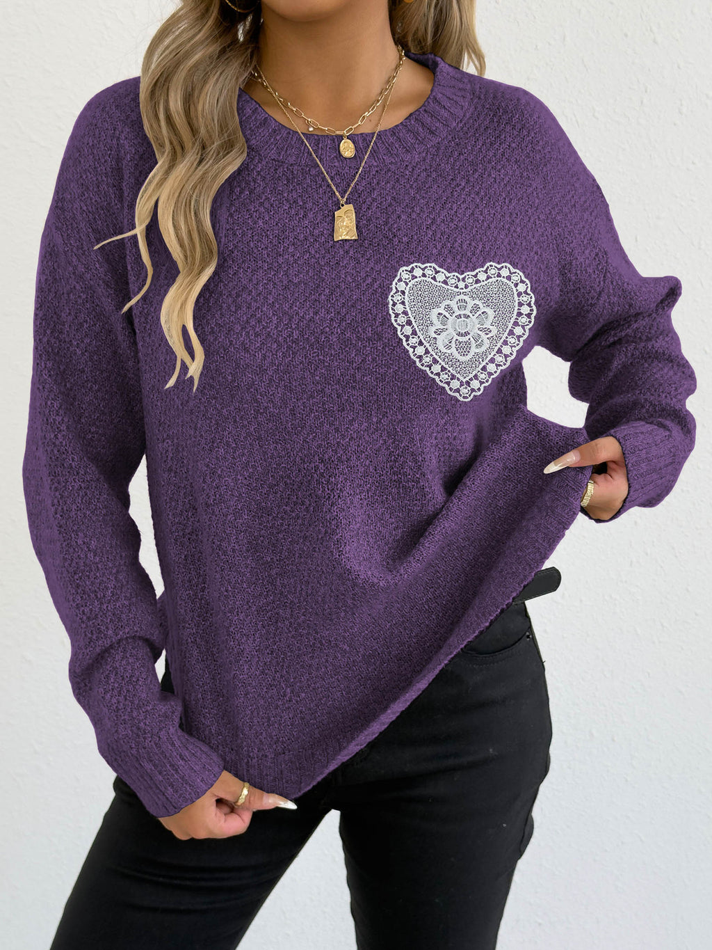 Purple Lace Pocket