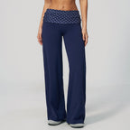 Dark Blue White Polka Dot