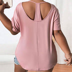 Women's Plus Size Relaxed Knit Top