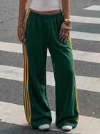 Dark Green Yellow Strip