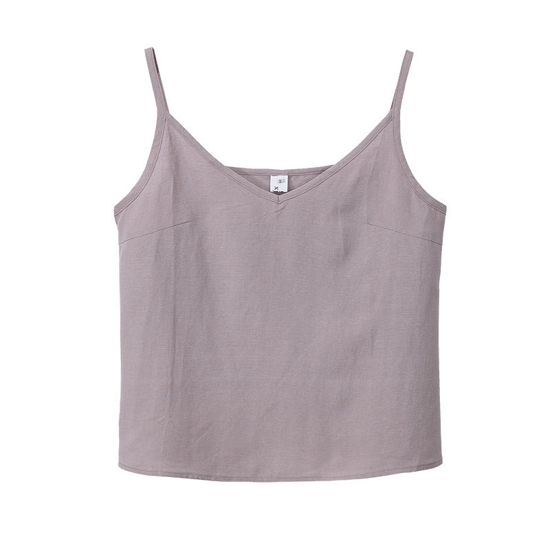 V-neck gray and purple